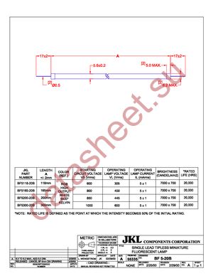 BF5118-20B datasheet  